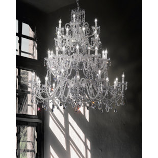 Lucce 44 - Light Candle Style Chandelier