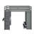 Full Loft Bed With Large Shelves, Desk And LED Light-1156394805