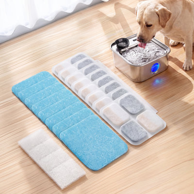 PWO7 10L Pet Water Fountain Filters Pack 24pcs