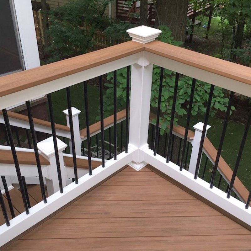 Balustrades rondes 32 po pour l'extérieur, 2.67 ft. H