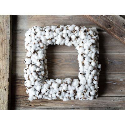 Couronne en faux coton 19 po square