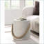Table basse en béton naturel gris fibre pour le salon - style industriel, surface stable