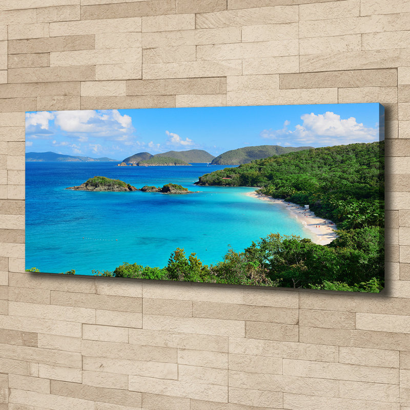 Virgin Islands - No Frame Print on Canvas