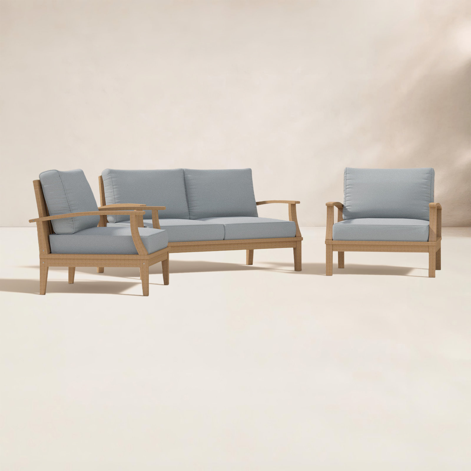 Marina 4-Person Patio Seating Group, Gray