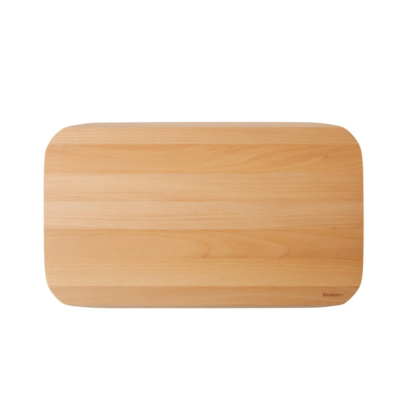 Planche à découper en bois de hêtre italien laqué à l'huile Lake Como Bloomhouse, 20 po x 12 po x 1,2 po