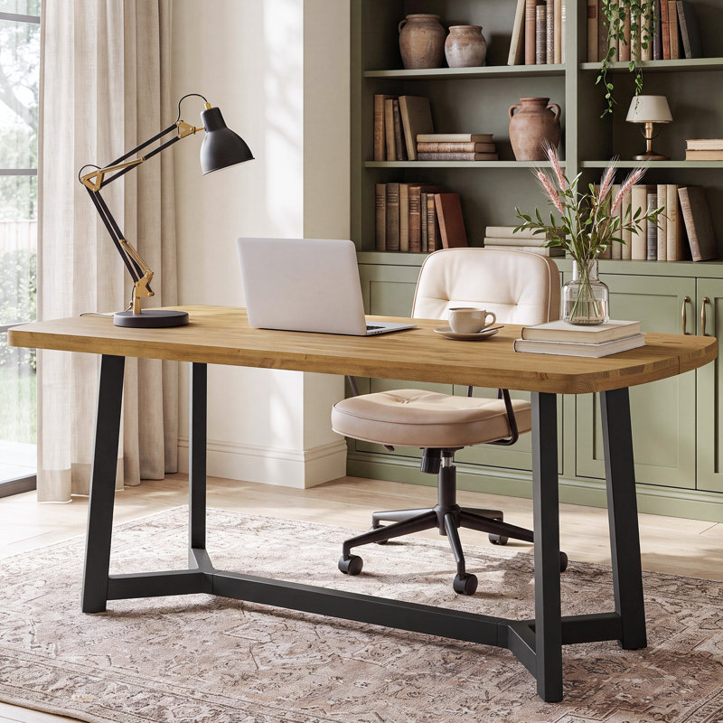 Solid Wood Executive Desk