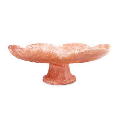Resin Amelia Pedestal Cake Plate
