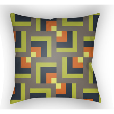 Moderne Geometric Outdoor Throw Pillow