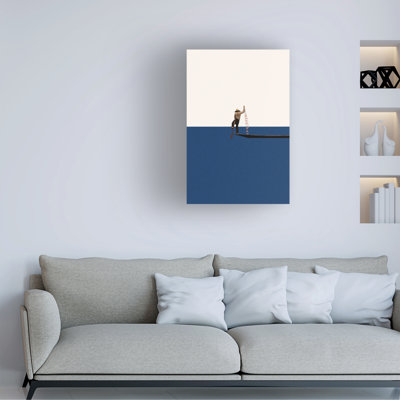 Art sur toile, "Martin pêche"
