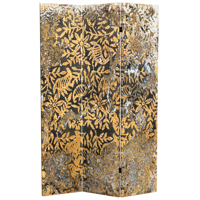 Expressionist Collage Folding Art Screen, Flowering Fold