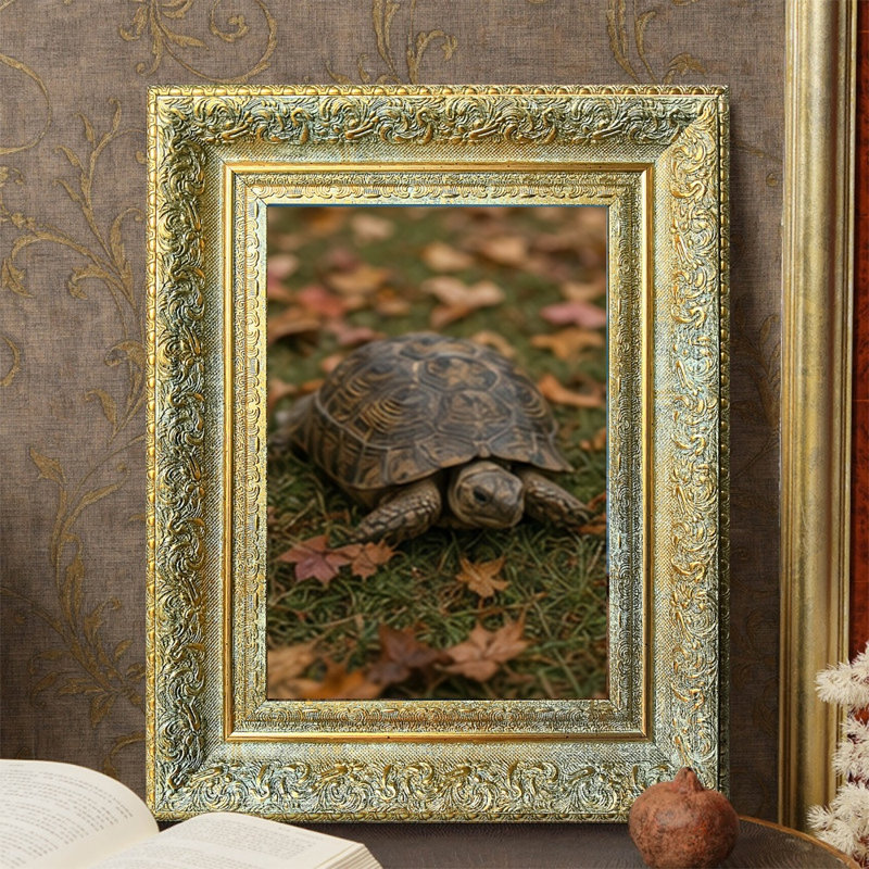 Cadre photo classique antique antique 1PC pour photos et cadeaux de 5 po x 7 po, Antique Gold, 1, 5" W x 7" H