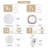 Ellum 30 Piece Dinnerware Set, Service for 6