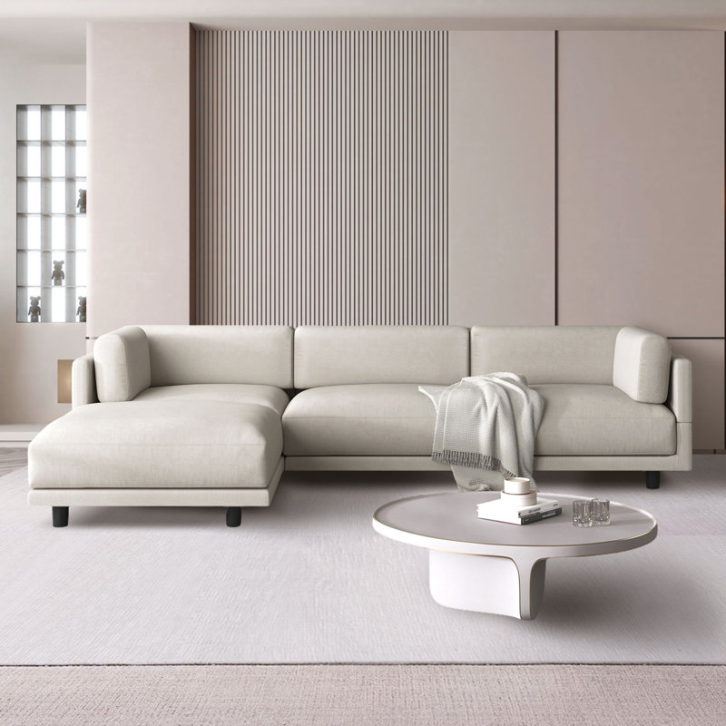 Canapé modulaire CLAE, Mélange de polyester beige