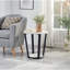 Table de bout ronde avec tablette Elysian