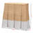 Elita Rectangular Rattan Console Table with Scallops