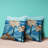 Floral Outdoor Reversible Throw Pillow-1880018973-1880018968