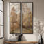 «Vintage Landscape Wall Art», ensemble de 2 toiles encadrées 20 x 60 pouces-1622220815
