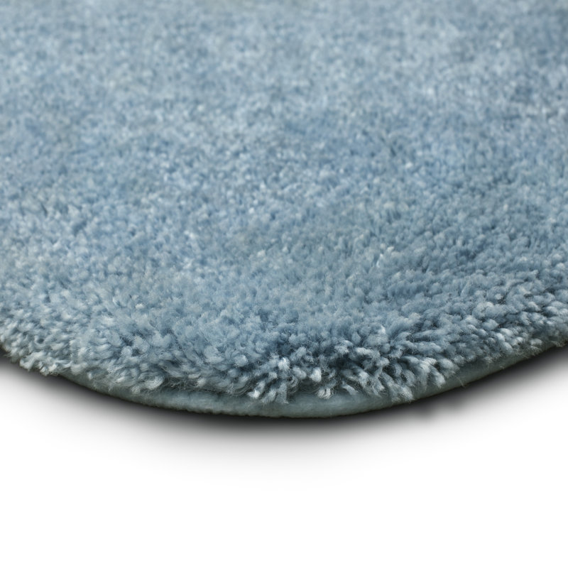 Tapis pour salle de bain Galena, L 24 po x L 40 po, Bleu diamant