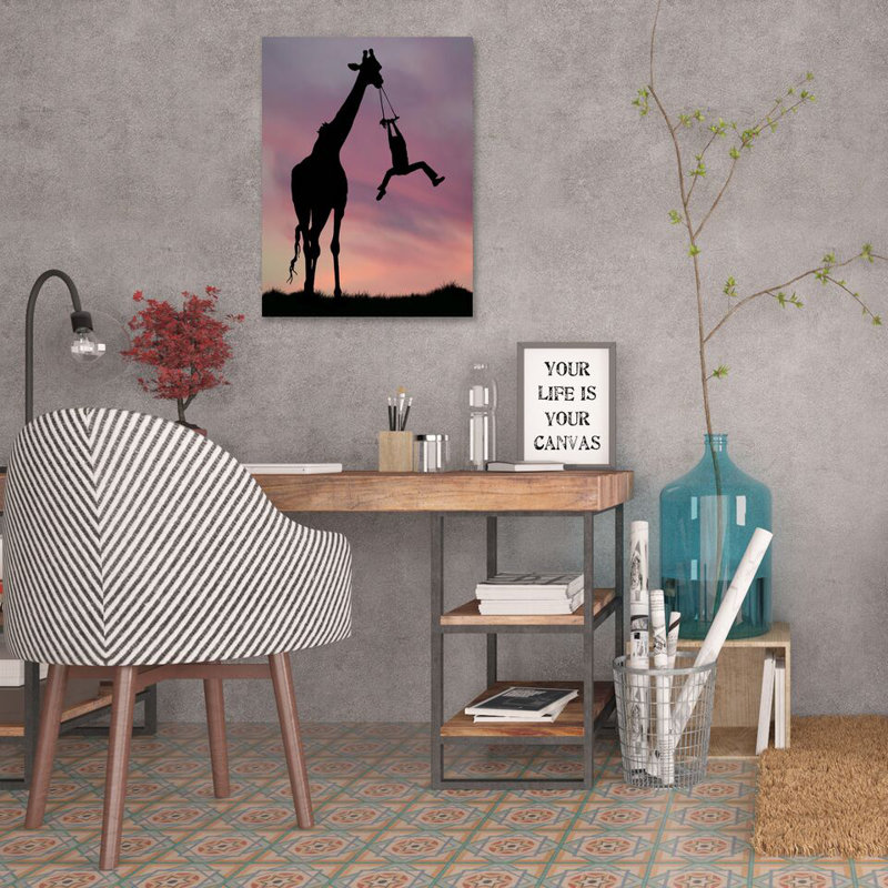 The Zookeeper by Dominic Liam - Wrapped Canvas Print, 51 cm H x 38 cm W x 4 cm D
