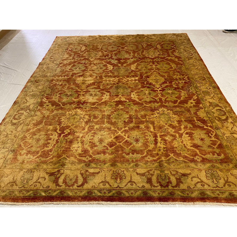 Tapis rétro rétro Oushak, Rectangle 8 pi x 10 pi