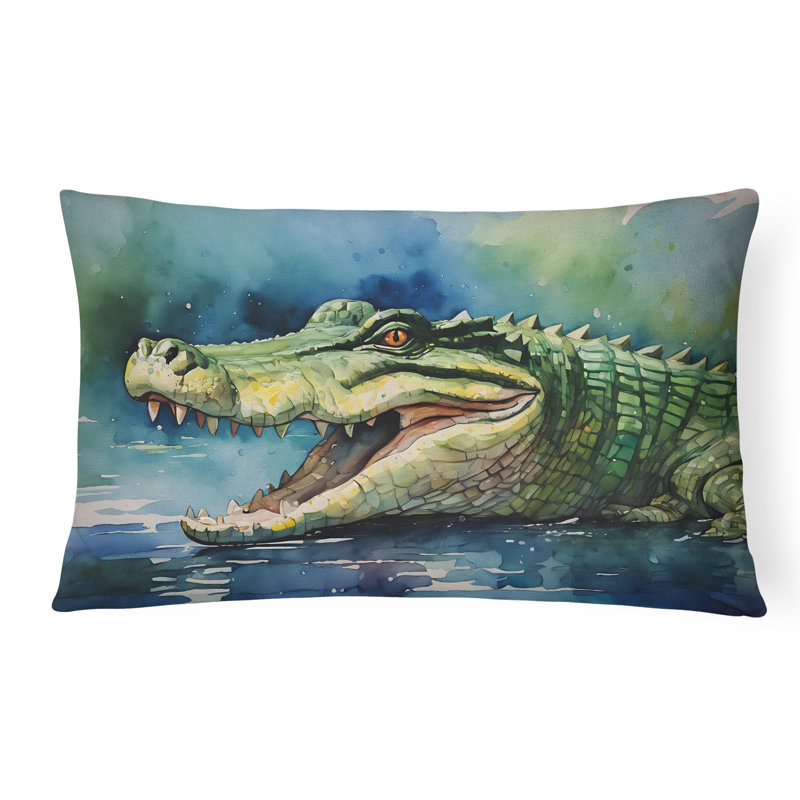 Crocodile Throw Pillow