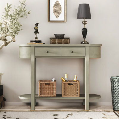 Charming Vintage Conway with Curved Lines and Functional Storage