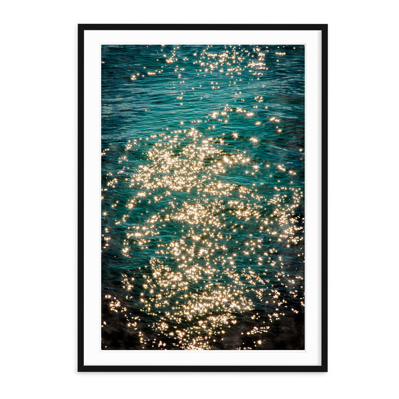 Sea Stars - Picture Frame Photograph on Paper, 40" H x 28.5" W, Black Framed