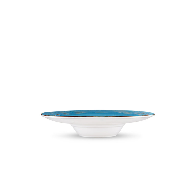 Wilmax Colourboom 24cm Round Deep Plate 24cm, Blue