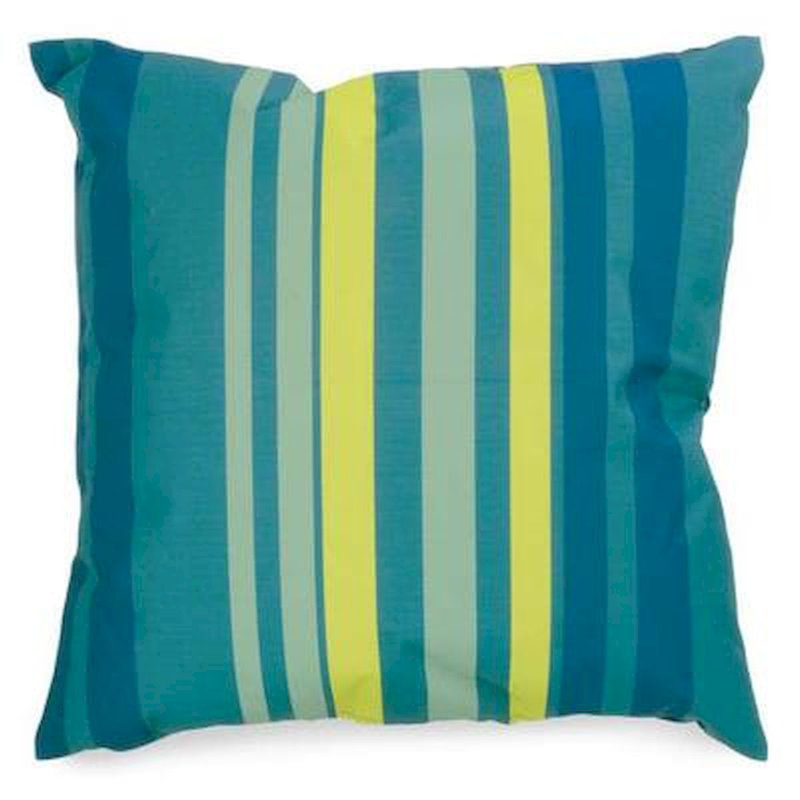 Ilfracombe Striped Cotton Blend Throw Pillow