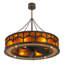 Mission Downrod Ceiling Fan