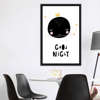 Bonne nuit, planète Scandi - impression d'art graphique