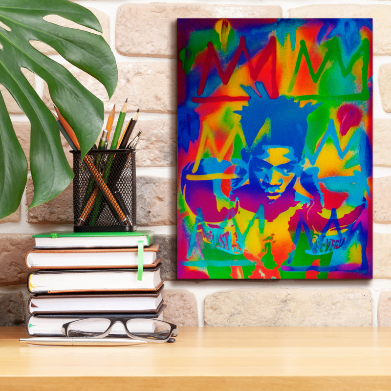 " King Samo " by Abstract Graffiti, 16" H x 12" W x 0.75" D