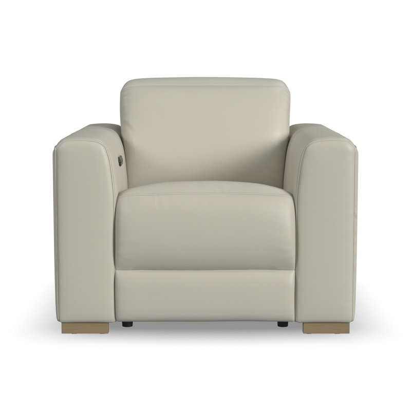 Celeste Power Recliner With Adjustable Power Headrest, Cream