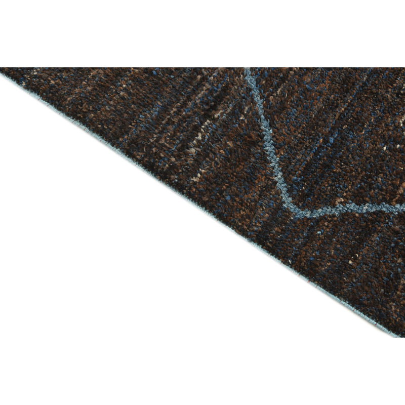 Tapis brun foncé Ottilie