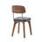 Utility 18.5 " H Genuine Leather Upholstered Side Chair