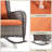 Syanne Wicker 5 - Person Patio Conversation Set with Cushions-5545507