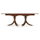 Buckingham Solid Wood Extendable Double Pedestal Dining Table