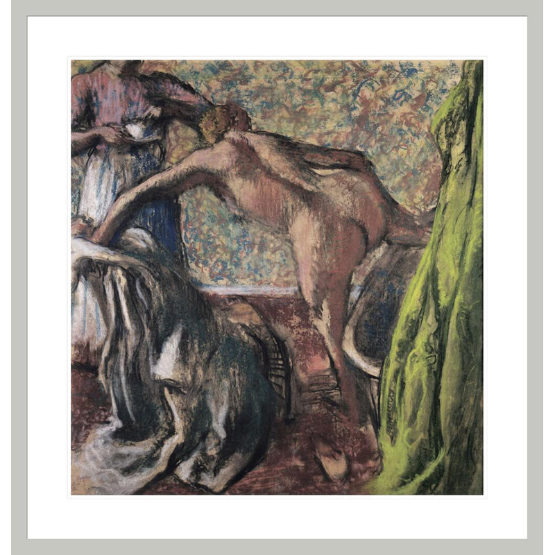 Petit-déjeuner après le bain (The Bath) par Edgar Degas, impression giclée encadrée, 34.95" H x 33.5" W