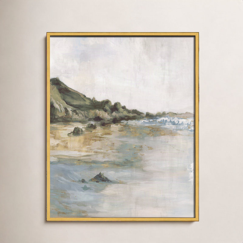«Cordoba Tide’s Edge» par, H 21,5 po x l 17,5 po, Doré