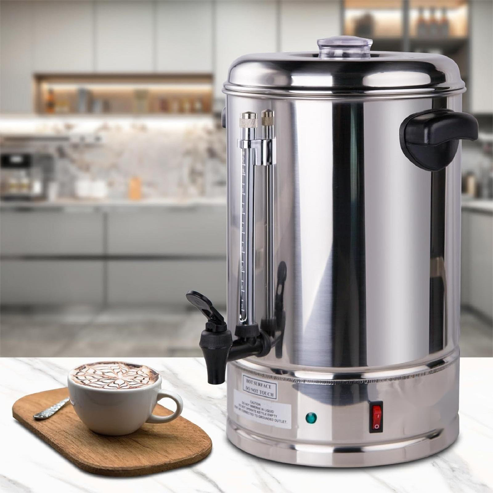 15L/3.96gal Commercial Coffee Urn Tea Maker Machine Hot Water Dispenser