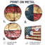 Declaration of Independence American Flag I - drapeau, décoration murale en métal, reproduction d'art traditionnelle en métal-1013668187