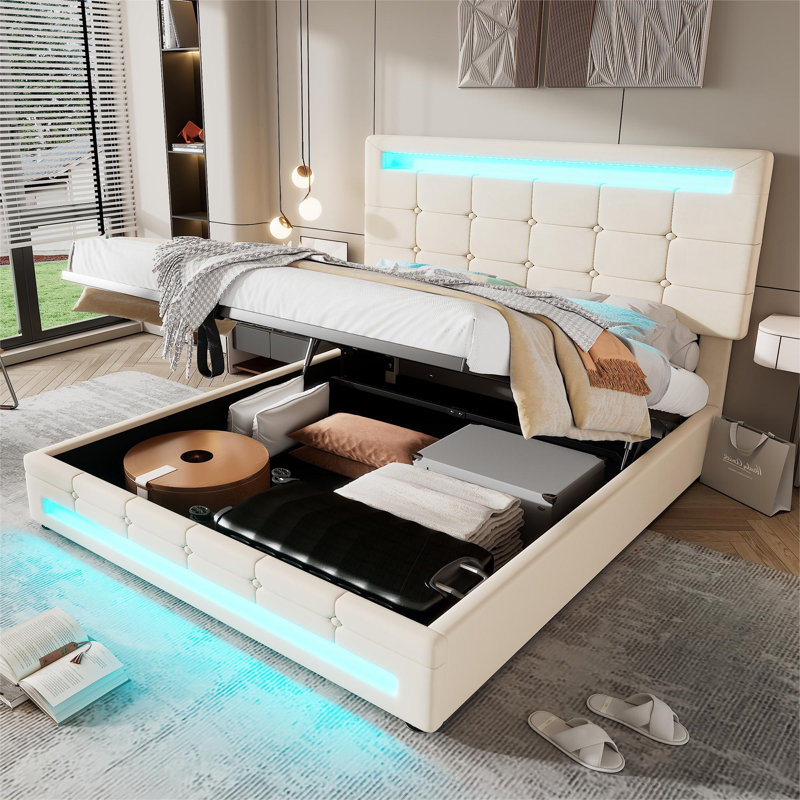 Cvetelin Upholstered Ottoman Storage Bed