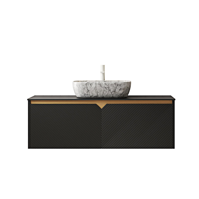 Meuble-lavabo mural flottant avec lavabo, 48"