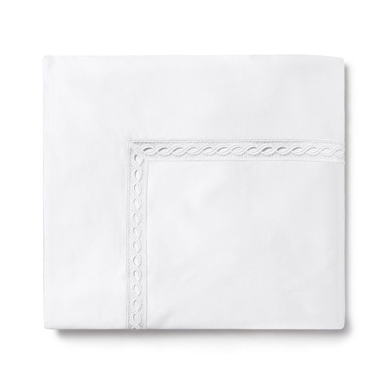 Millesimo Sateen Flat Sheet, King, White