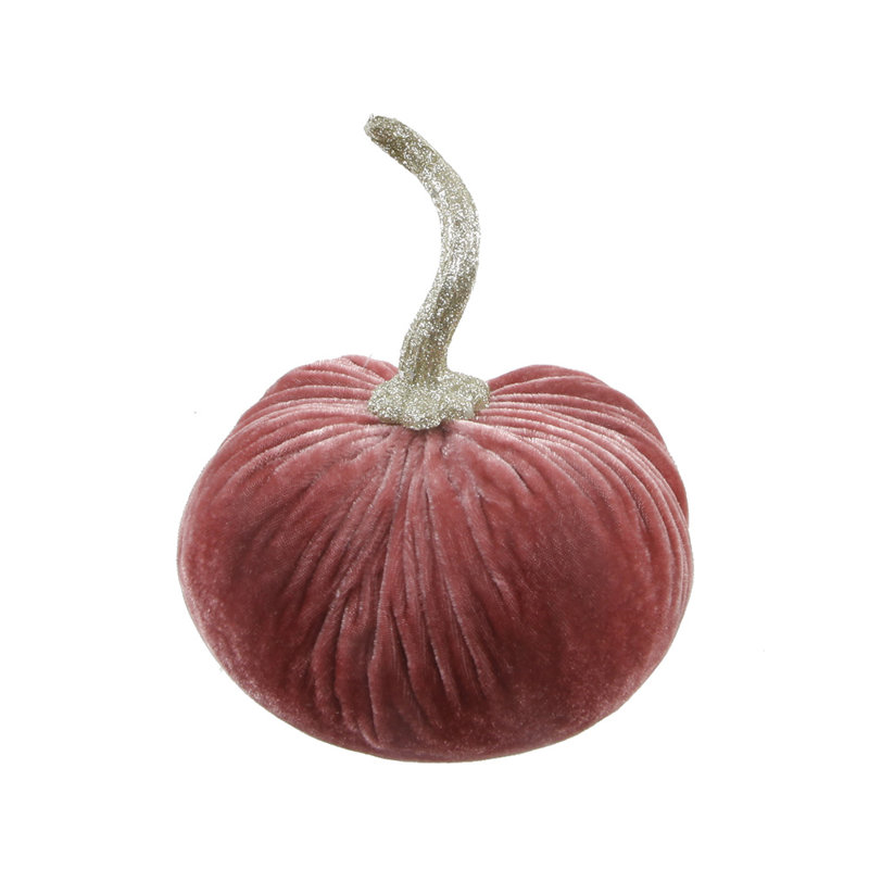 Velours citrouille, Mauve, H 7,25 po x l 6 po x P 6 po