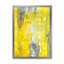 «Gray and Yellow Merging Abstract IV», reproduction d'art moderne et contemporaine sur toile-1132778640-1132778651
