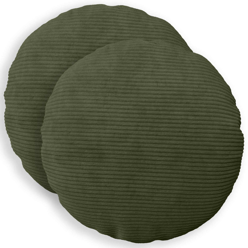 Anthracite Cushion Cover, Square 55cm, Green