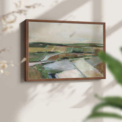 «Pastel Fields II», reproduction encadrée