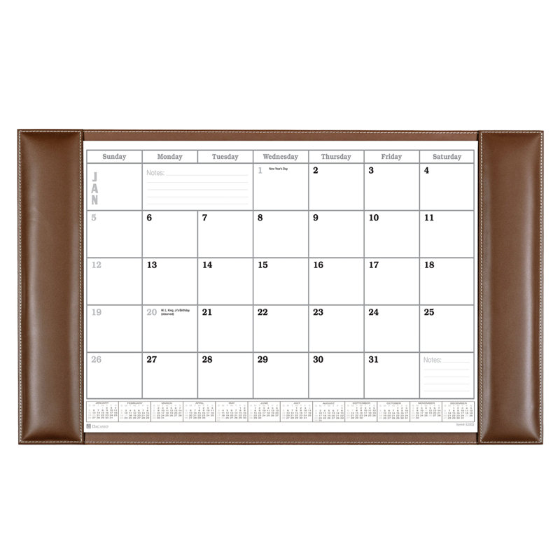 Tapis de calendrier Mairead, Brun rustique
