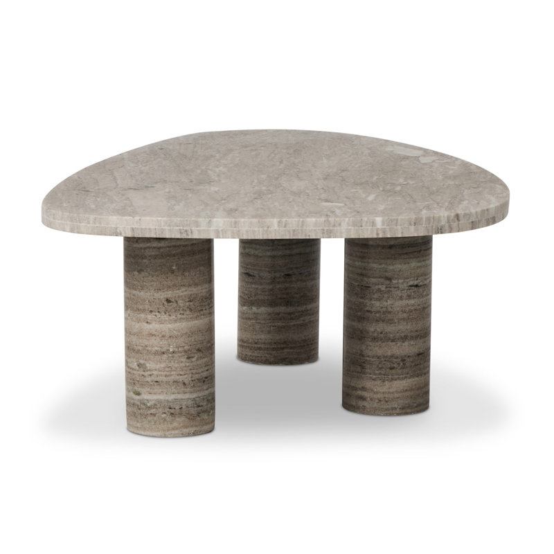 Zion Marble Coffee Table, Brown